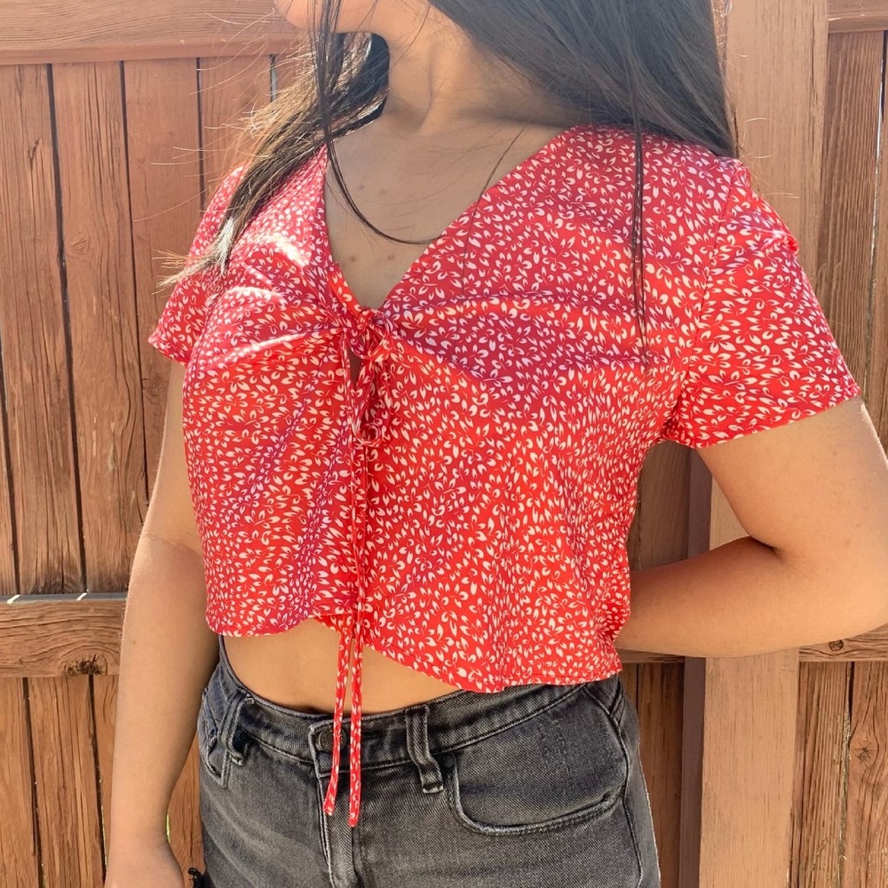 Shein Tie Top